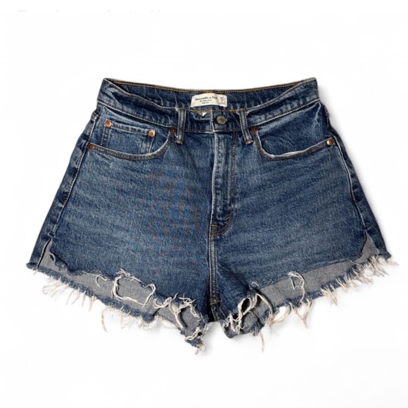 Abercrombie & Fitch Pants - Abercrombie and Fitch Curve Love High Rise Mom Denim Short🔹
